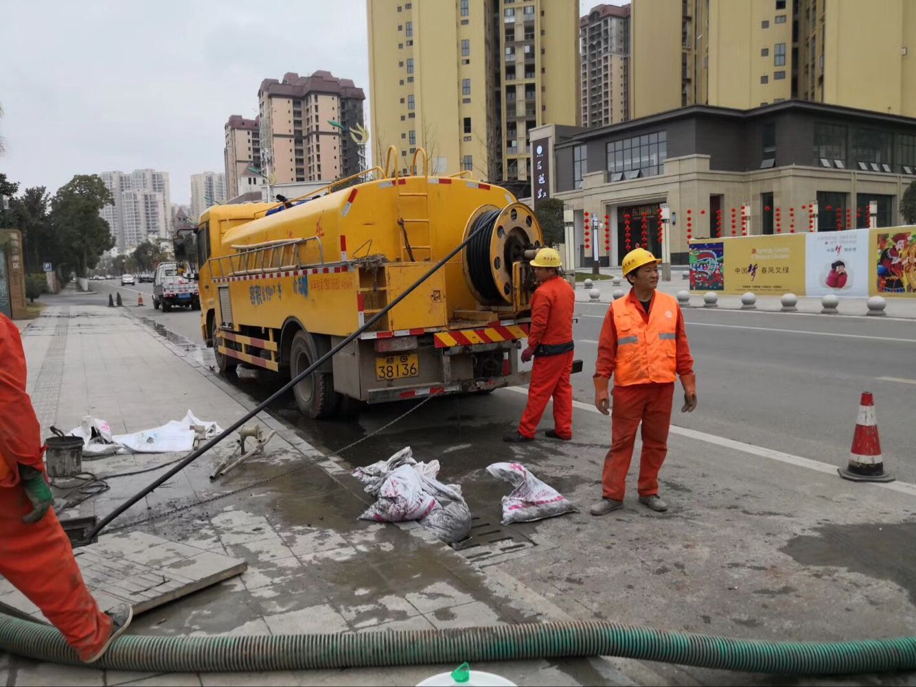 迁西排污管道清淤-管道清洗